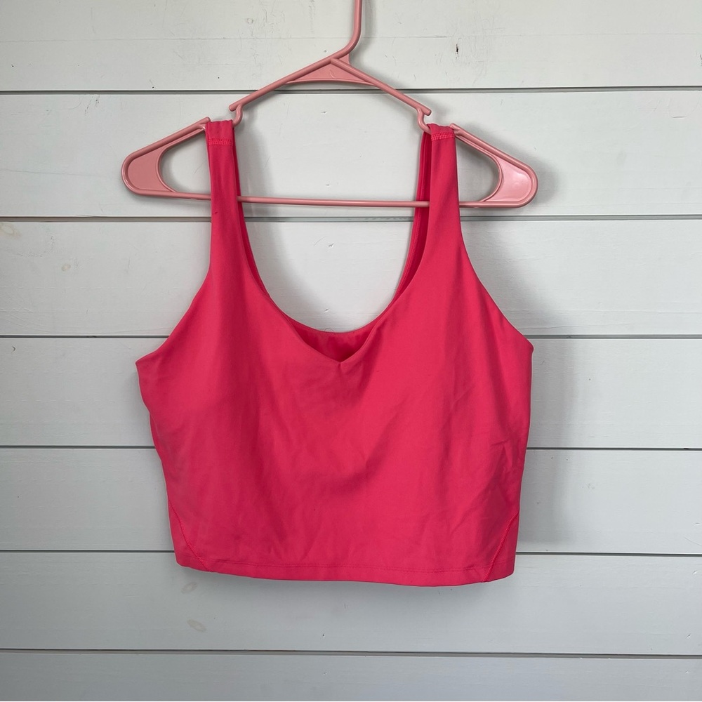 Lululemon pink‎ align tank top women’s size 14